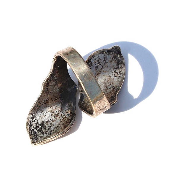 Vintage Taxco Sterling Silver Bone Wrap Ring - Picture 4 of 8